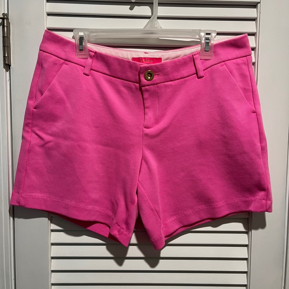 LILLY PULITZER Jayne knit short in Prosecco Pink, Size 10